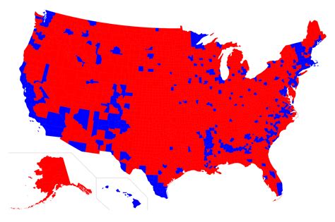 Muddy America Color Balancing The Us Election Map Infographic