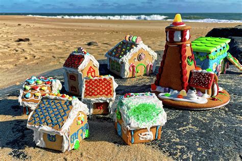 Gingerbread Village At The Beach Photograph By Bill Swartwout Fine Art America