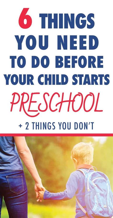 How To Prepare Your Child For Preschool 6 Things You Need To Do