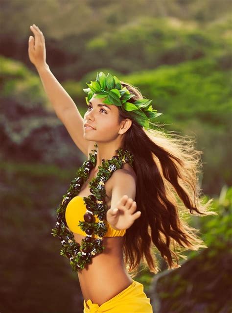 From Hawaii Hula Company On Facebook Hawaiian Woman Hawaiian Girls Polynesian Dance
