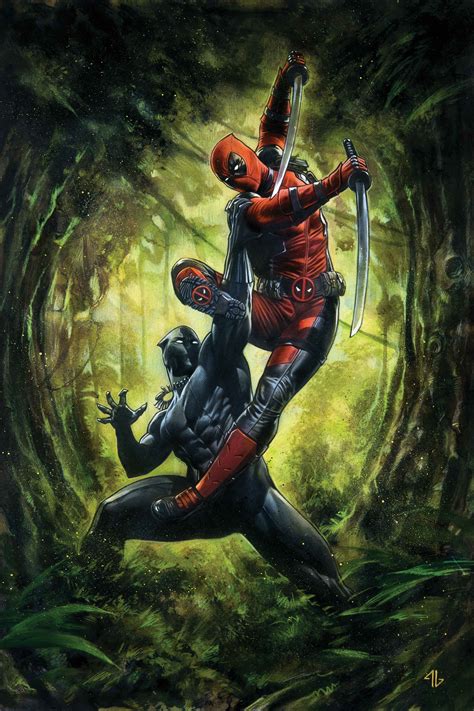 Black Panther Vs Deadpool 1 Variant Black Panther Marvel Marvel