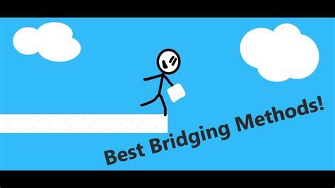 My Favorite Bridging Techniques On Minecraft Bedrock Youtube