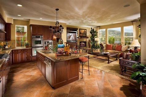This design allows for an enlarged living space where guests in the kitchen, living room, dining room, and even the sun room can all engage in conversation. Creative Plans for the Open Concept Kitchen - Decor Around ...