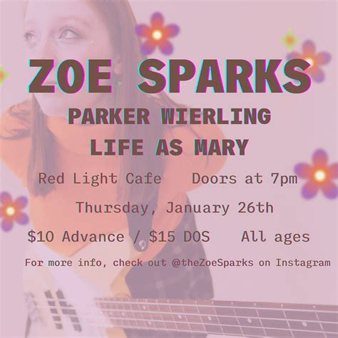 Zoe Sparks Parker Wierling Life As Mary Red Light Cafe Atlanta
