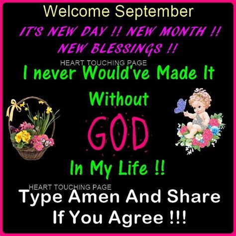 New Day New Month New Blessings Welcome September Pictures Photos
