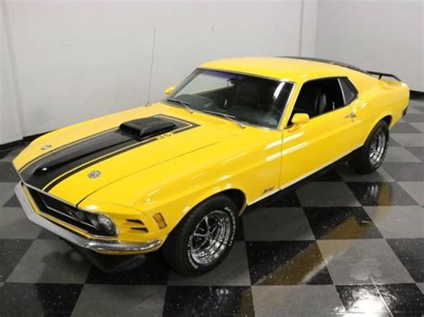 1970 Ford Mustang Mach 1 577 Miles Yellow Fastback 351 Cleveland V8 3