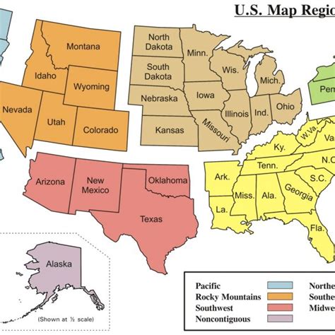 Map Of The Midwestern Us Midwest Usa States And Capitals Region United