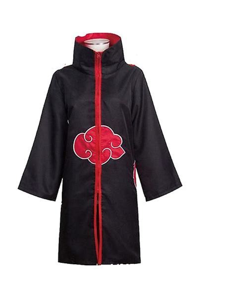 Naruto Cosplay Costume Akatsuki Cloak Uchiha Itachi Sharingan Headband