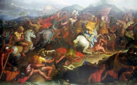 Charles Le Brun Le Passage Du Granique 1665 The Battle Of The