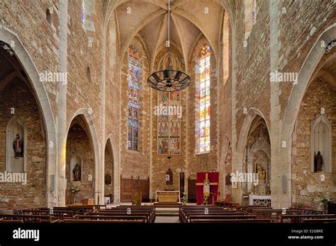 France Gers Eauze Luperc Cathedral Gothic Meridionnal Stock Photo Alamy