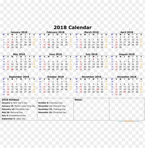 Calendar 2018 South Africa Png Image With Transparent Background Toppng