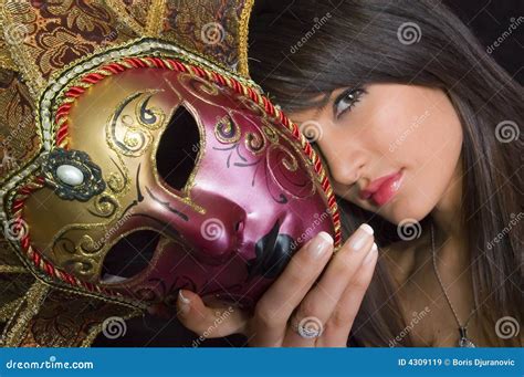 masked girl royalty free stock images image 4309119