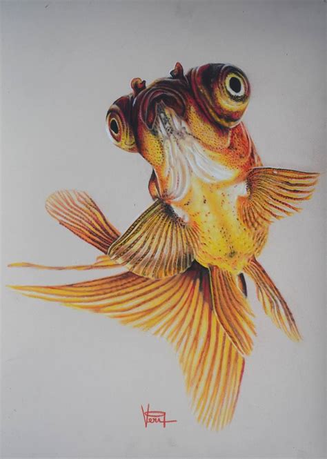 Goldfish Drawing By Veri Apriyatno Saatchi Art