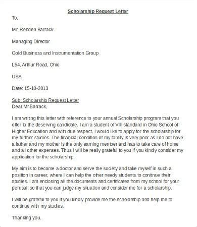 This formal letter is one of the most important letters in your life. 12+ Scholarship Application Letter Templates - PDF, DOC ...