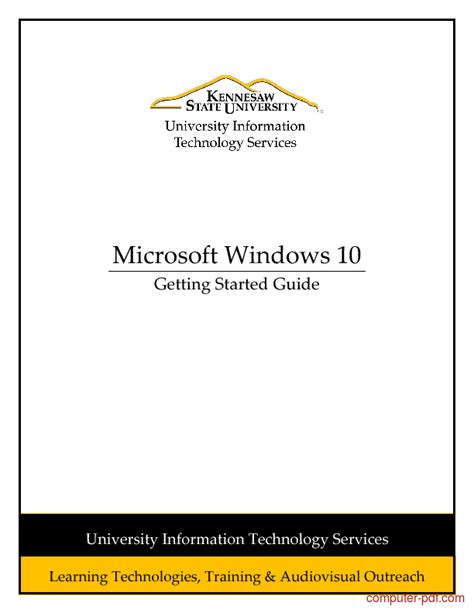 Getting Started With Windows 10 The Beginner Definitive Guide Riset