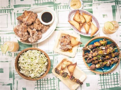 Ons antwoord op wat kan. A Make-Ahead Tiki Menu for Summer Entertaining | Food, Tapas recipes, Dinner party menu