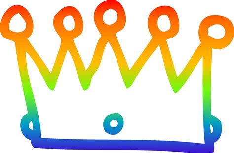 Rainbow Crown Vector Art Icons And Graphics For Free Download