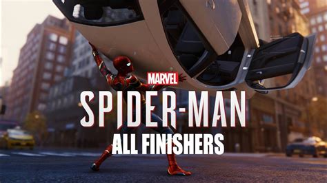 Spider Man All Finishers Finish Moves 4k 60 Fps Youtube