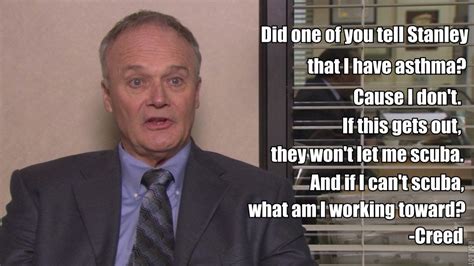Creed The Office Office Quotes The Office Show