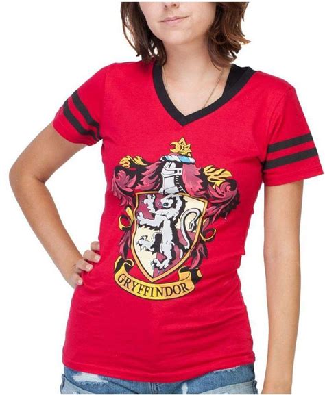 Harry Potter House Gryffindor Ladies T Shirt Harry Potter Butiken