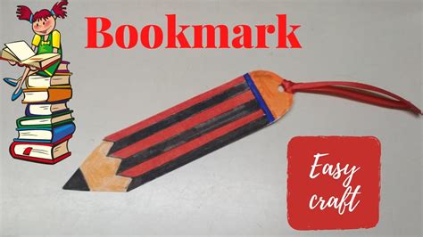 Bookmark Pencil Bookmark Quick And Easy Method Fun And Easy Craft