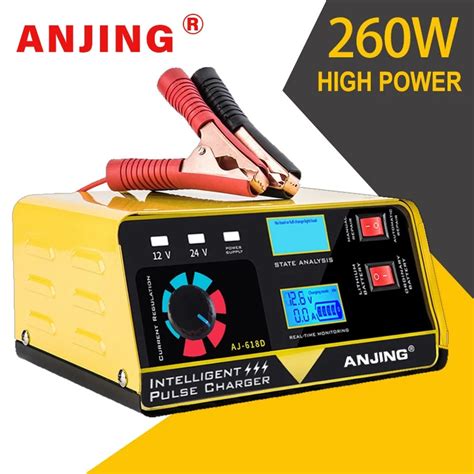 Fully Automatic Car Battery Charger 12v 24v Intelligent Pulse Repair