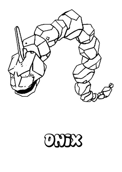 Onix Coloring Pages