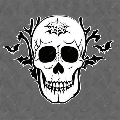 Premium Ai Image Free Vector Vintage Human Skull Concept Png