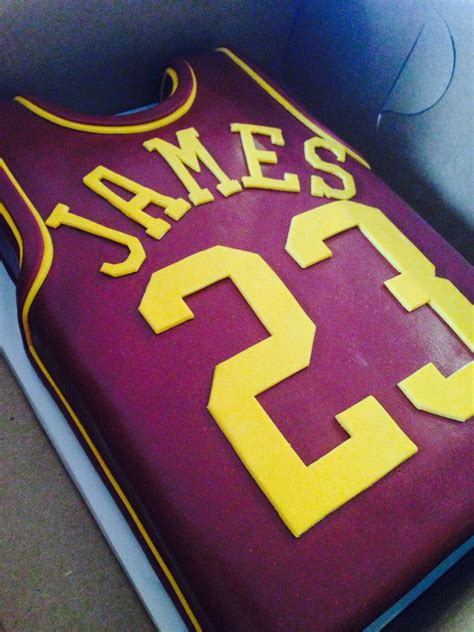 Whether your kid is a lakers fan or a lebron james fan, this jersey is a good fit with his basketball allegiances. Lebron James jersey birthday cake | Basketball cake, Basketball birthday parties, Lebron james
