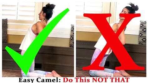 🆕how To Do Easy Camel Pose 👉 Camel Pose For Beginners Ustrasana Youtube