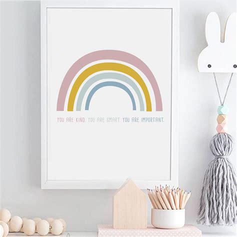 Download The Cutest Rainbow Art Print Now For Free