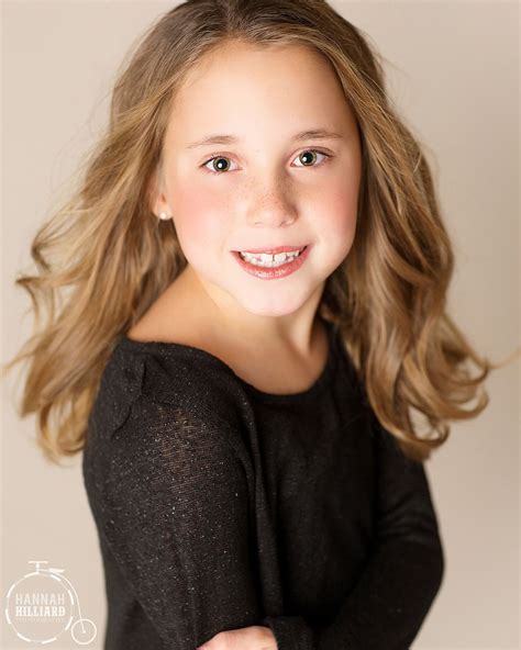 Child Professional Headshot Head Shot Dance Acting Model Hannah