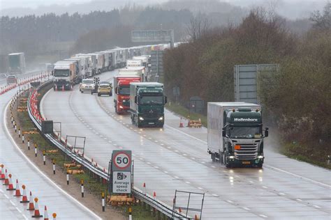 Overnight Closures On M20 To Prepare Motorway For Operation Brock After Brexit