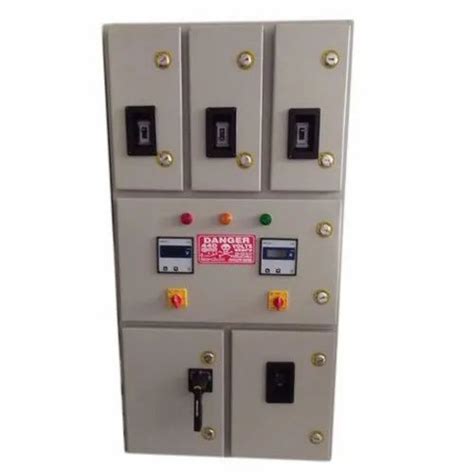 Three Phase Mild Steel Distribution Control Panel Automation Grade