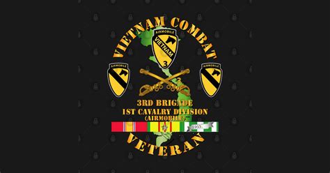 Vietnam Combat Cavalry Veteran W 3rd Brigade 1st Cav Div Combat T