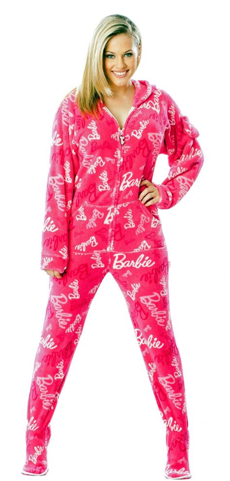 Barbie Footed Pajamas 6499 Footed Pajamas Womens Womens Onesie Onesie Pajamas