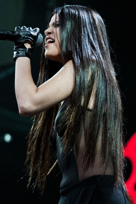 Jojo levesque's hairstyles & hair colors | steal her style. Selena Gomez Straight Dark Brown Peek-A-Boo Highlights ...