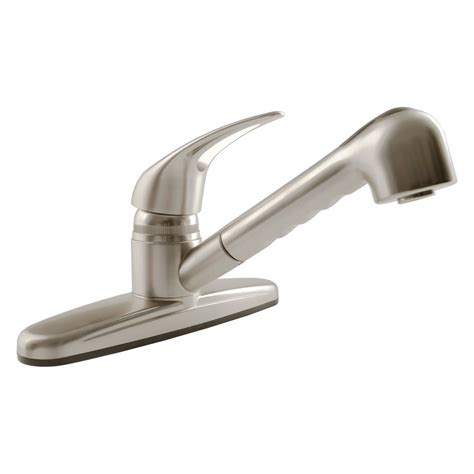 Your rv kitchen faucet replacement is such a simple job you can safely pass it off onto an older child who is learning how to maintain the family rv. Dura® - RV Kitchen Pull-Out Faucet with Loop Lever ...