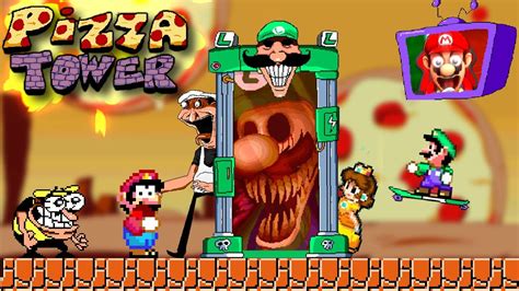 Desbloqueo A Super Mario Y Luigi En Pizza Tower Youtube