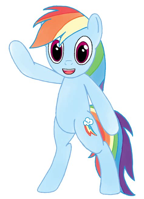 Rainbow Dash Vector Standing Transparent Png Png Svg Clip