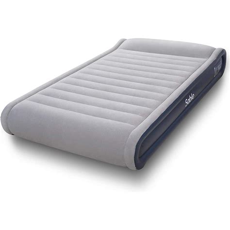 Sable Full Size Xl Air Mattress With Built In Electric Pump Inflatable Elevated Built In Pillow