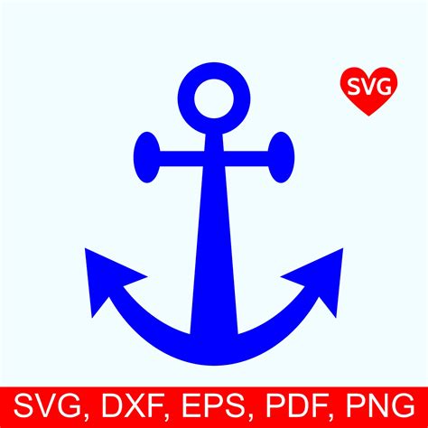 Anchor Svg File Anchor Svg File For Cricut Anchor Clipart Printable