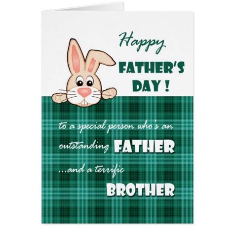 Maybe you would like to learn more about one of these? For Brother on Father's Day Greeting Cards | Zazzle.com | Happy fathers day brother, Fathers day ...