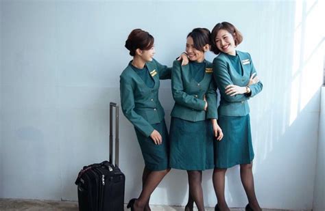 【台湾】エバー航空 長榮航空 客室乗務員旧制服 Eva Air Cabin Crew Old Uniform 【taiwan】 Fashion Winter Jackets Lady