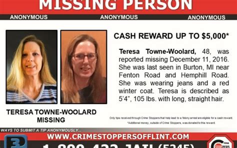 reward increased for missing burton woman wsgw 790 am and 100 5 fm