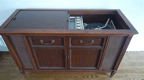 Antique Record Player Cabinet Youtube