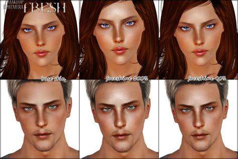Sims 3 Updates Weak Eskin Fresh Skintone By Ephemera Thanks Cc