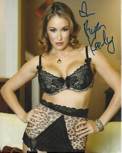SEXY ADULT FILM MODEL RYAN KEELY HAND SIGNED 8x10 PHOTO W COA PROOF