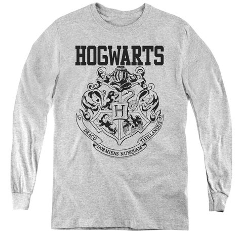 Harry Potter Hogwarts Athletic Youth Long Sleeve T Shirt Sons Of Gotham