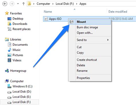 How To Mount And Unmount Iso Files In Windows 8